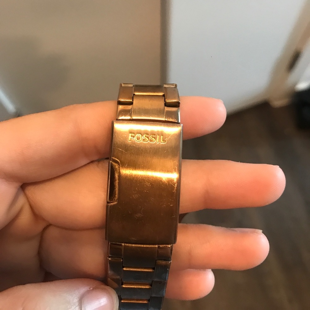 FOSSIL Riley Rose-Tone Stainless Steel Watch - Picture 4 of 5
